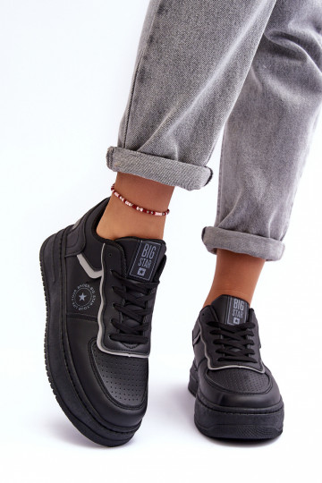 Moteriški sportiniai bateliai, sportbačiai Big Star MM274232 juodos spalvos 2