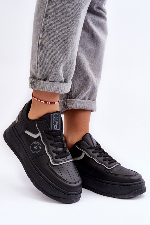 Moteriški sportiniai bateliai, sportbačiai Big Star MM274232 juodos spalvos