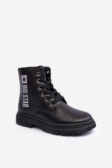 Aulinukai Vaikiški pašiltinti Big Star MM374152 juodos spalvos