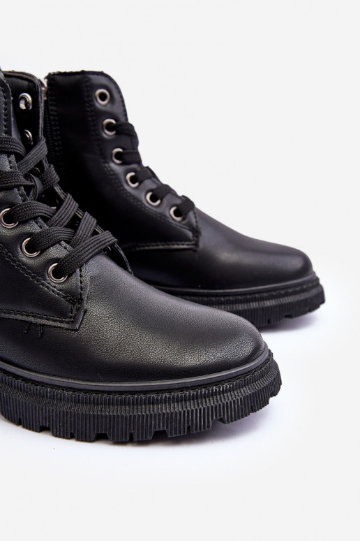 Aulinukai Vaikiški pašiltinti Big Star MM374152 juodos spalvos