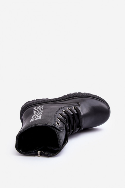 Aulinukai Vaikiški pašiltinti Big Star MM374152 juodos spalvos