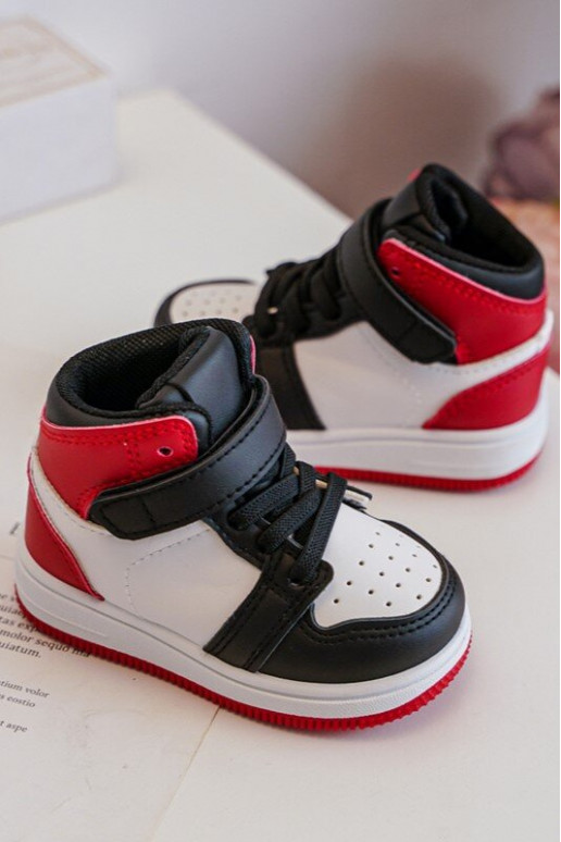 Vaikiški sportiniai bateliai Baltos-raudonos spalvos Teredite