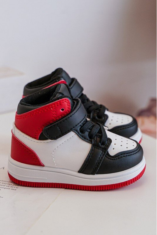 Vaikiški sportiniai bateliai Baltos-raudonos spalvos Teredite