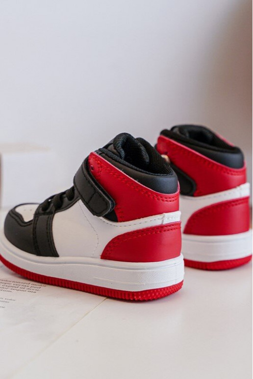 Vaikiški sportiniai bateliai Baltos-raudonos spalvos Teredite