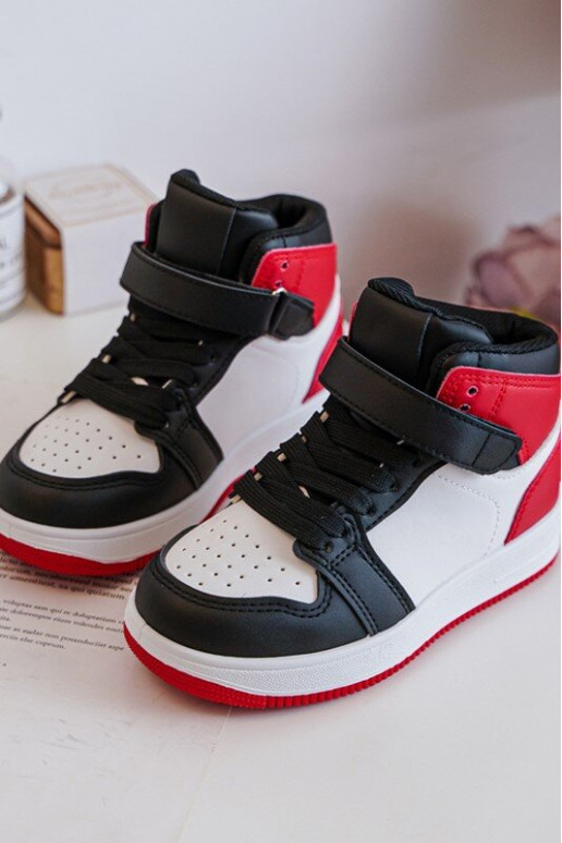 Vaikiški sportiniai bateliai Baltos-raudonos spalvos Teredite