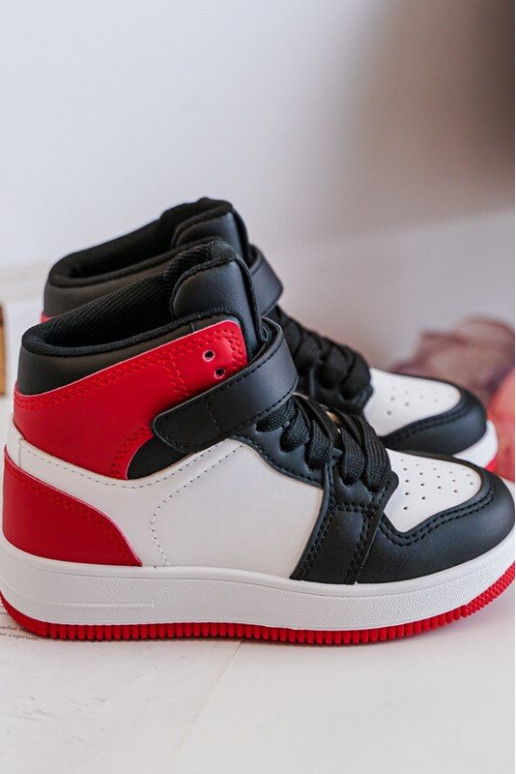 Vaikiški sportiniai bateliai Baltos-raudonos spalvos Teredite