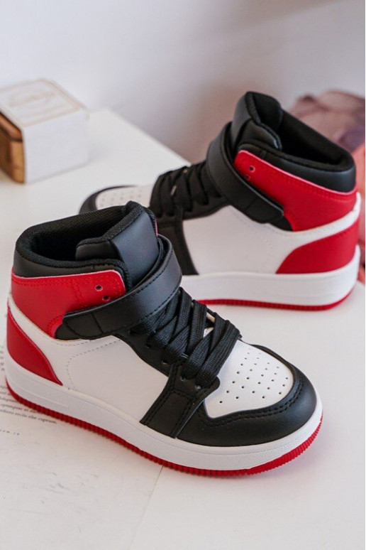 Vaikiški sportiniai bateliai Baltos-raudonos spalvos Teredite