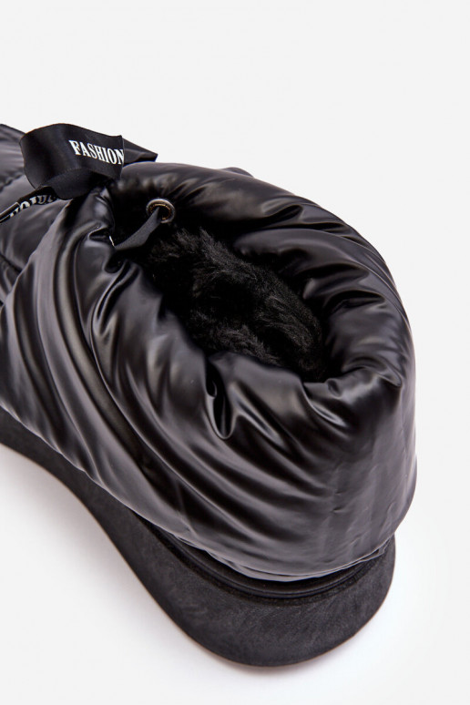 sniego batai    Wiązaniem juodos spalvos Siracna sniego batai    Wiązaniem juodos spalvos Siracna