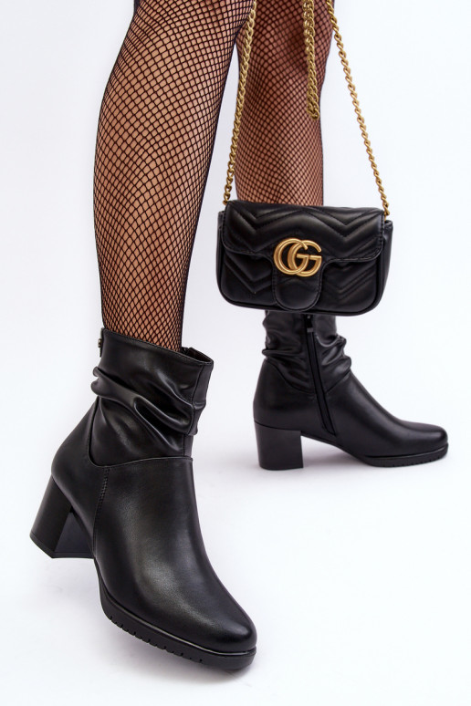 Aulinukai su kulniukais juodos spalvos Liriam Aulinukai su kulniukais juodos spalvos Liriam