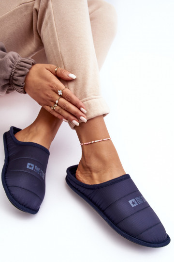 Klasikinio modelio šlepetės  tamsiai mėlynos spalvos Big Star KK274601