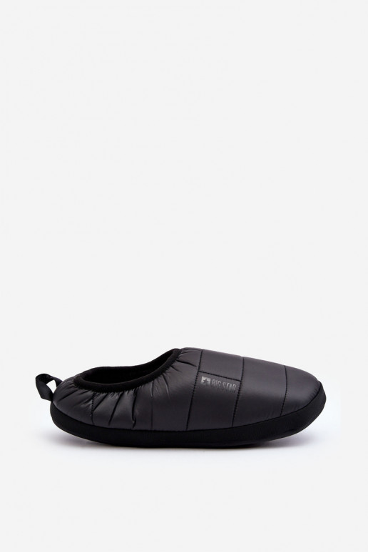 Įsispiriamo modelio pašiltinti Šlepetės juodos spalvos Big Star KK174363