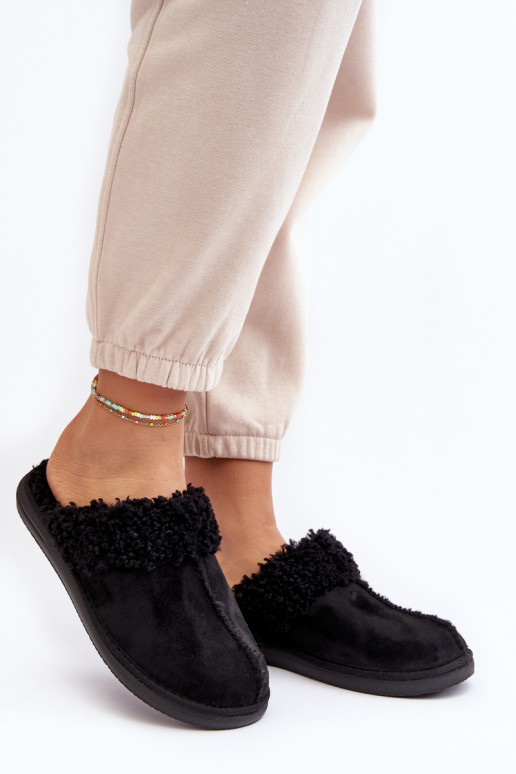 pašiltinti Šlepetės   Inblu EK000010 juodos spalvos