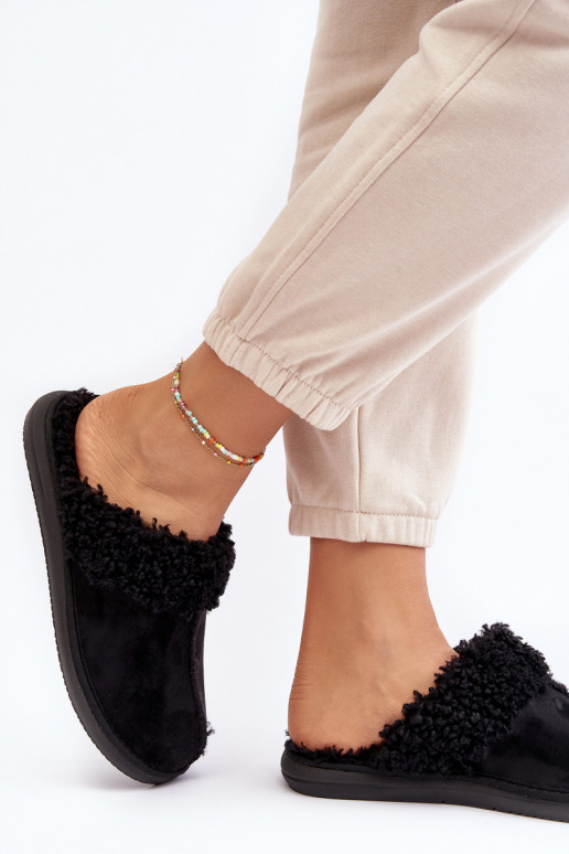 pašiltinti Šlepetės   Inblu EK000010 juodos spalvos