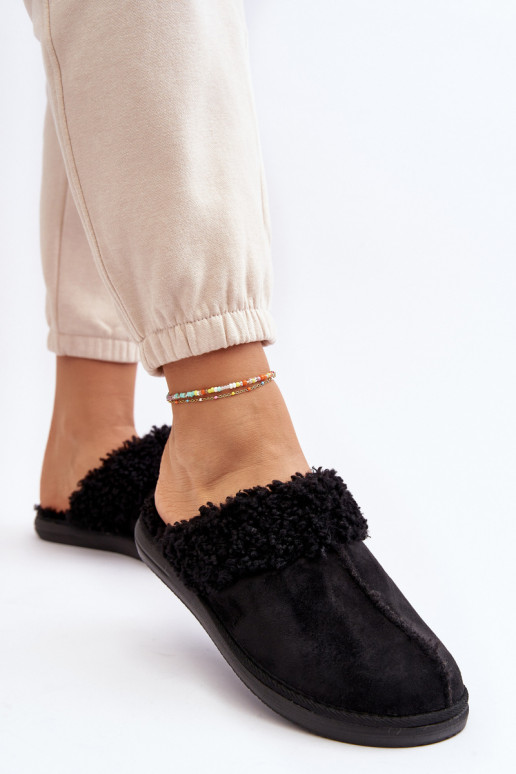 pašiltinti Šlepetės   Inblu EK000010 juodos spalvos