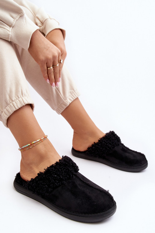 pašiltinti Šlepetės   Inblu EK000010 juodos spalvos