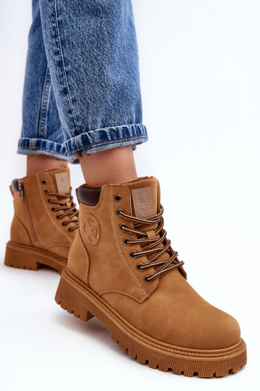 pašiltinti Aulinukai batai rudos spalvos Felizia