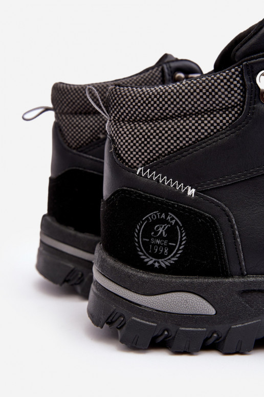 žygio batai batai su raišteliais juodos spalvos Salomene žygio batai batai su raišteliais juodos spalvos Salomene