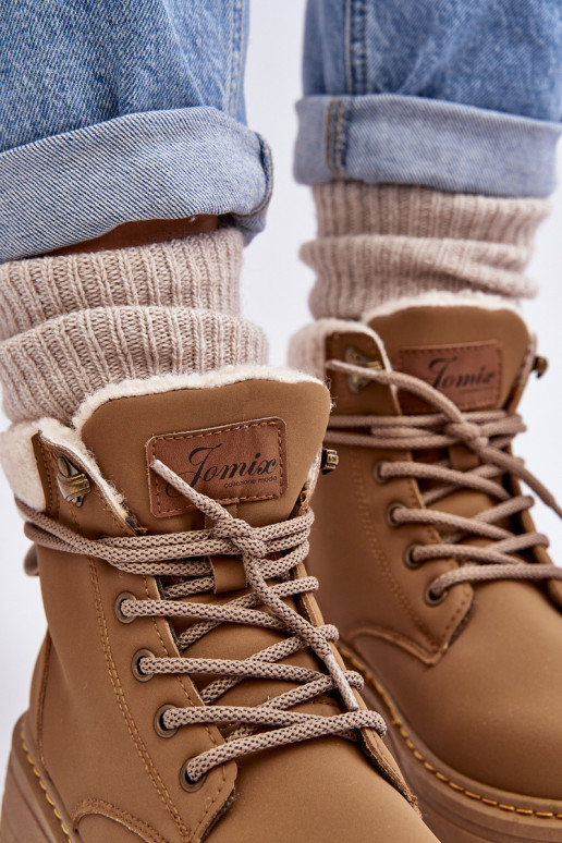 batai     su pašiltinimu rudos spalvos Lynnvia