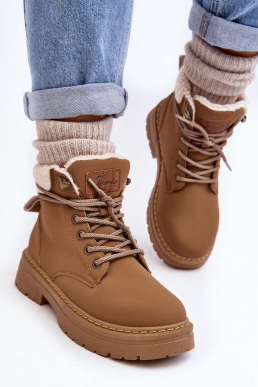 batai     su pašiltinimu rudos spalvos Lynnvia