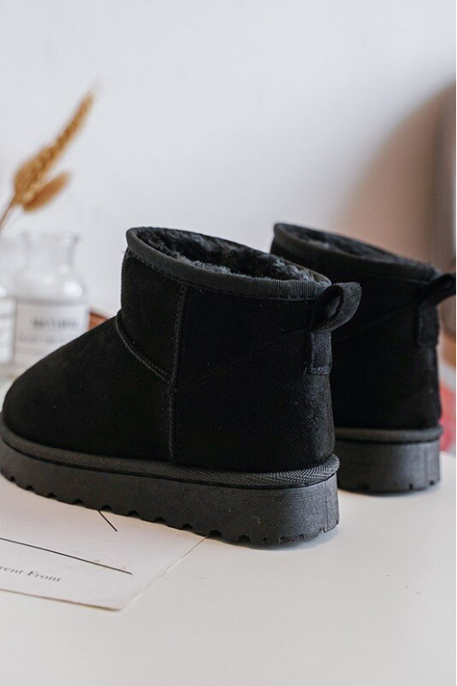 Vaikiški sniego batai Aulinukai pašiltinti juodos spalvos Nallita Vaikiški sniego batai Aulinukai pašiltinti juodos spalvos Nallita