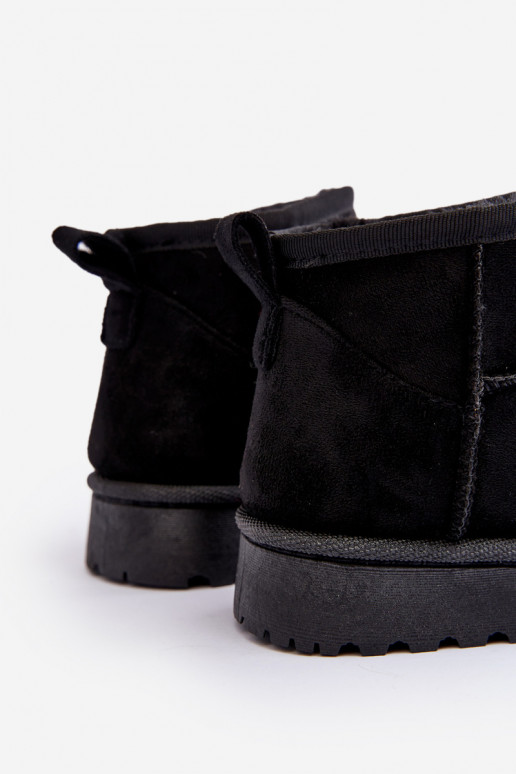 Vaikiški sniego batai Aulinukai pašiltinti juodos spalvos Nallita Vaikiški sniego batai Aulinukai pašiltinti juodos spalvos Nallita