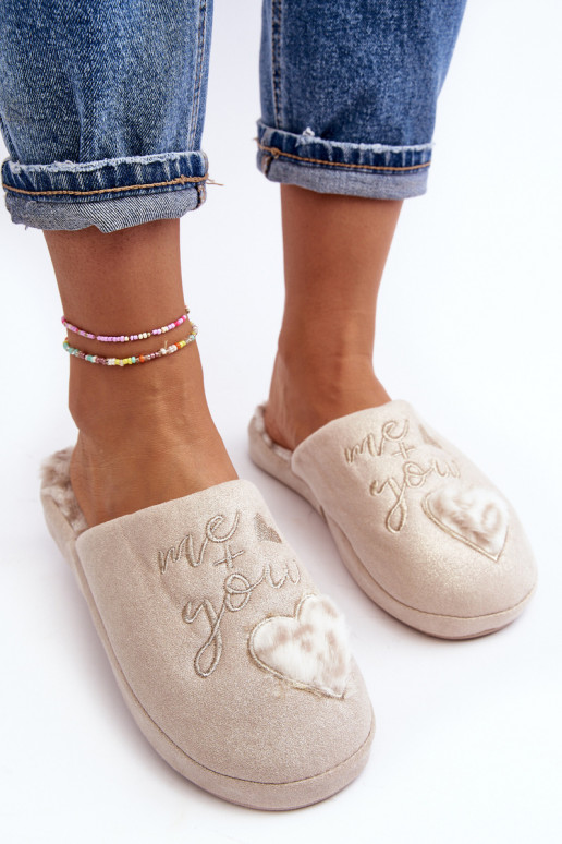 su blizgesiu Šlepetės   smėlio spalvos Geraja su blizgesiu Šlepetės   smėlio spalvos Geraja