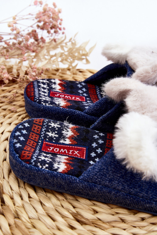 Vaikiški Šlepetės  tamsiai mėlynos spalvos Dasca