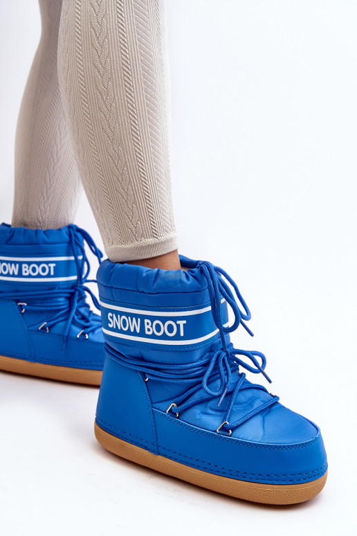 Suvarstomi žieminiai batai mėlynos spalvos Soia