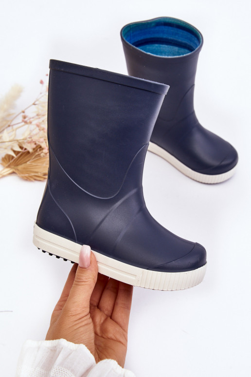 Vaikiški Guminiai batai Wave Gokids 979 tamsiai mėlynos spalvos Vaikiški Guminiai batai Wave Gokids 979 tamsiai mėlynos spalvos