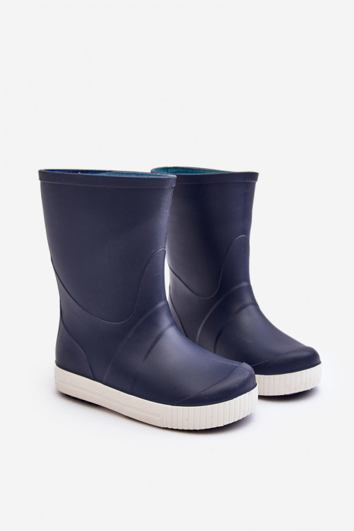 Vaikiški Guminiai batai Wave Gokids 979 tamsiai mėlynos spalvos