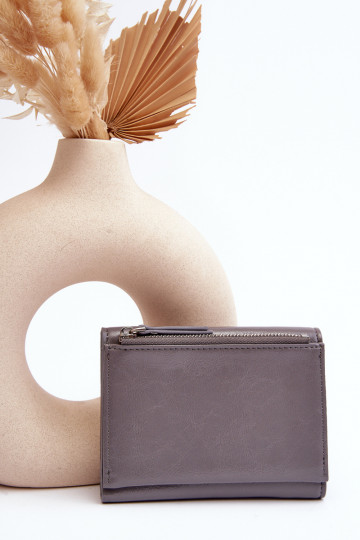 Moteriška Piniginė  eko odos pilkos spalvos Joanela 2