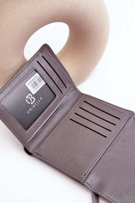 Moteriška Piniginė  eko odos pilkos spalvos Joanela Moteriška Piniginė  eko odos pilkos spalvos Joanela