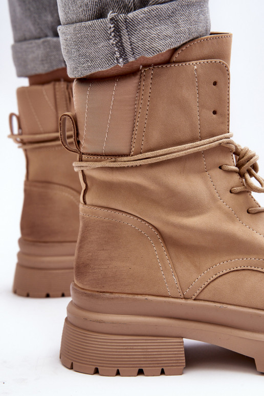 Moteriški aulinukai su masyviu padu smėlio spalvos Narelona