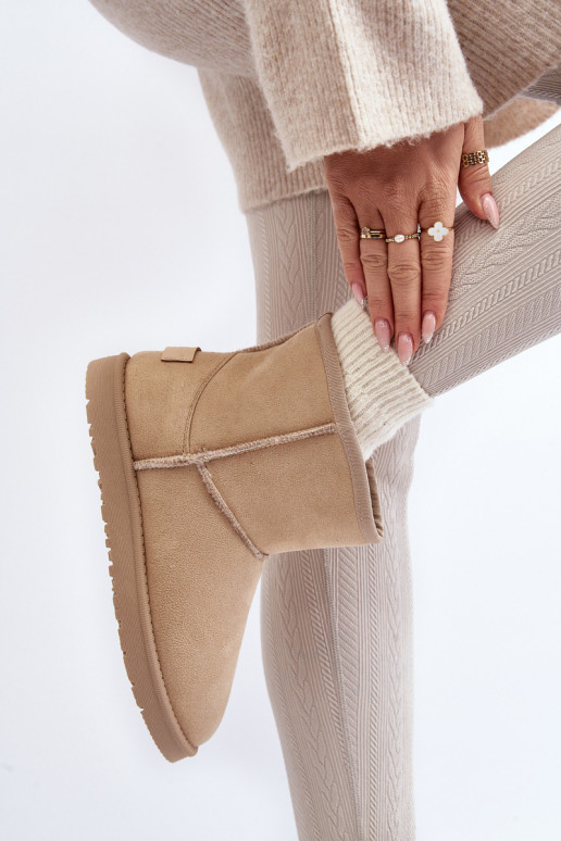 sniego batai   Cross Jeans MM2R4023C smėlio spalvos sniego batai   Cross Jeans MM2R4023C smėlio spalvos