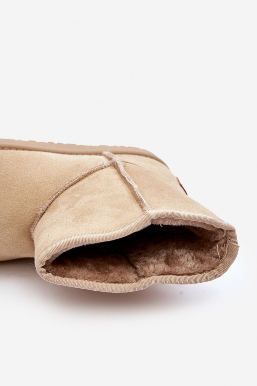 sniego batai   Cross Jeans MM2R4023C smėlio spalvos sniego batai   Cross Jeans MM2R4023C smėlio spalvos