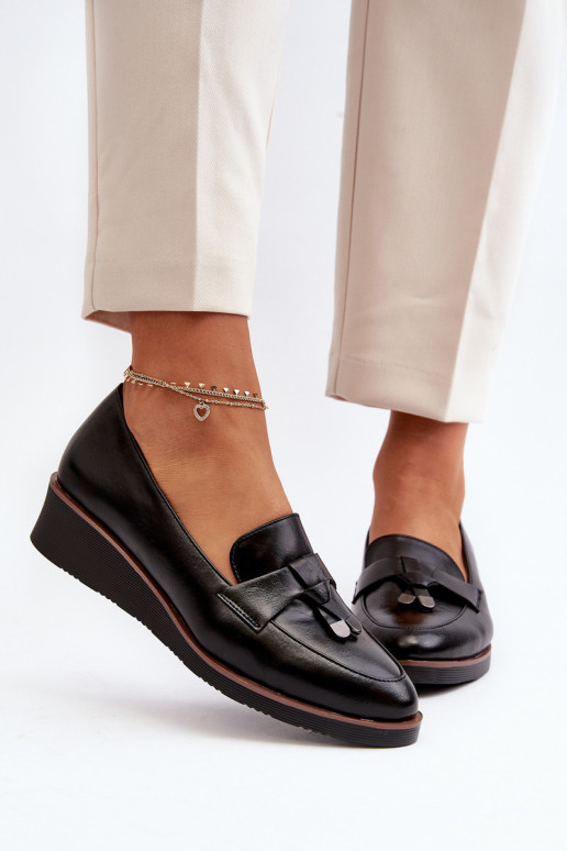 batai  su ornamentais juodos spalvos Miliret