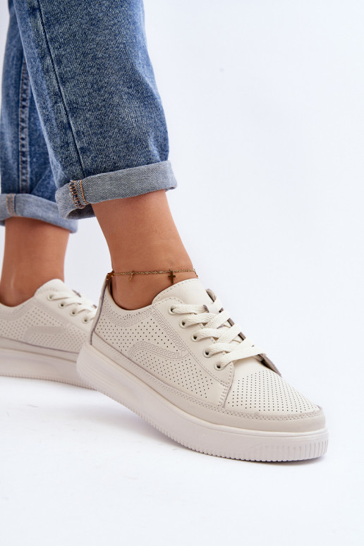 sportiniai bateliai Sneakers modelio batai baltos spalvos Failla sportiniai bateliai Sneakers modelio batai baltos spalvos Failla