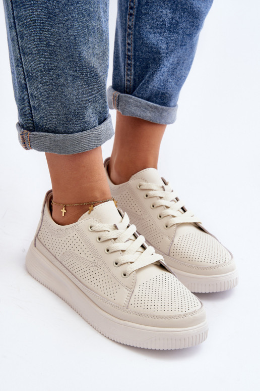 sportiniai bateliai Sneakers modelio batai baltos spalvos Failla sportiniai bateliai Sneakers modelio batai baltos spalvos Failla