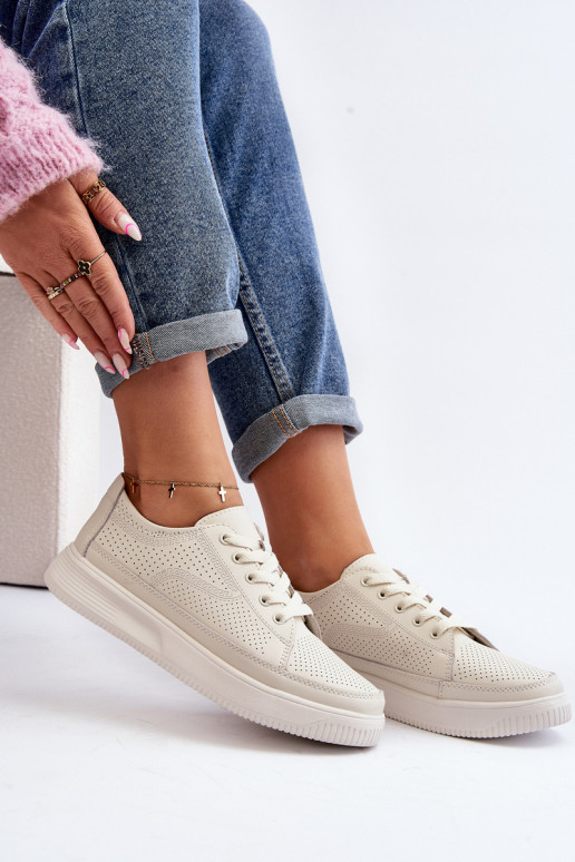 sportiniai bateliai Sneakers modelio batai baltos spalvos Failla sportiniai bateliai Sneakers modelio batai baltos spalvos Failla