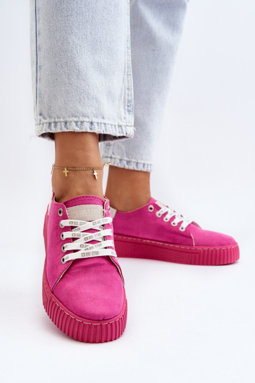 Laisvalaikio bateliai MEMORY FOAM SYSTEM BIG STAR NN276004 rožinės spalvos Laisvalaikio bateliai MEMORY FOAM SYSTEM BIG STAR NN276004 rožinės spalvos