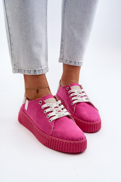 Laisvalaikio bateliai MEMORY FOAM SYSTEM BIG STAR NN276004 rožinės spalvos Laisvalaikio bateliai MEMORY FOAM SYSTEM BIG STAR NN276004 rožinės spalvos