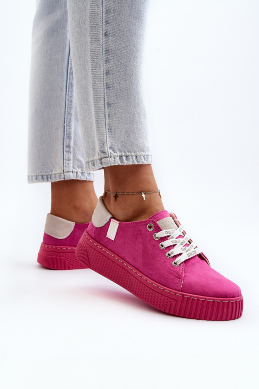 Laisvalaikio bateliai MEMORY FOAM SYSTEM BIG STAR NN276004 rožinės spalvos Laisvalaikio bateliai MEMORY FOAM SYSTEM BIG STAR NN276004 rožinės spalvos