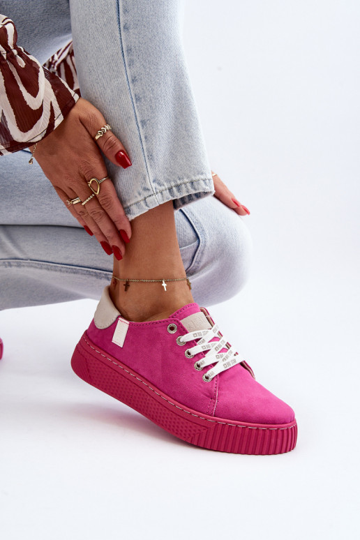 Laisvalaikio bateliai MEMORY FOAM SYSTEM BIG STAR NN276004 rožinės spalvos Laisvalaikio bateliai MEMORY FOAM SYSTEM BIG STAR NN276004 rožinės spalvos