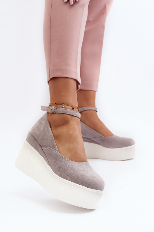 espadrilės  pilkos spalvos Malla