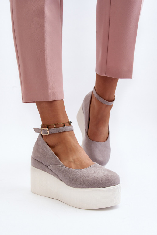 espadrilės  pilkos spalvos Malla