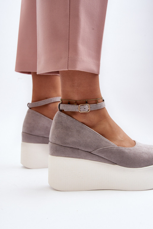 espadrilės  pilkos spalvos Malla