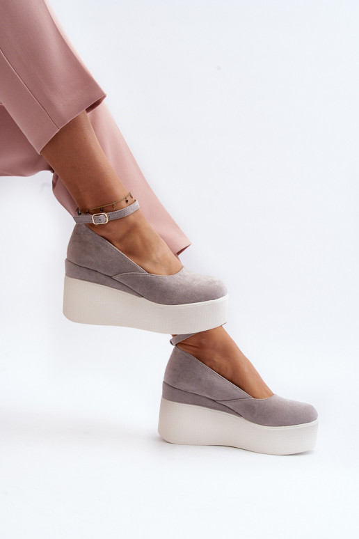 espadrilės  pilkos spalvos Malla