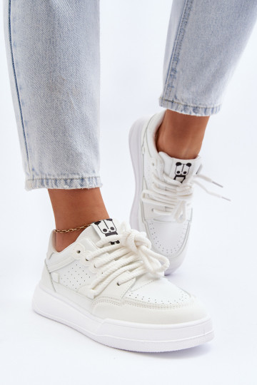 Sneakers modelio batai Eko   baltos spalvos Avanalis