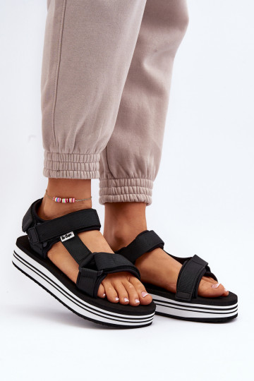Moteriškos basutės su platforma Lee Cooper LCW-24-05-2753 juodos spalvos 2