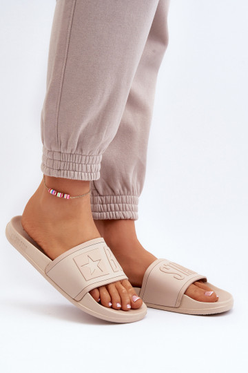 Šlepetės Big Star NN274A645 smėlio spalvos